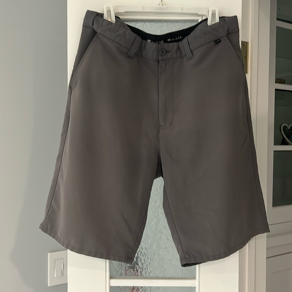 Gray Travis Mathew golf shorts size 36